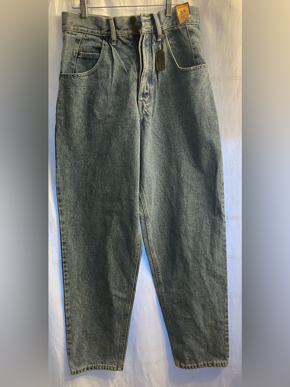 Vintage Anchor Blue Jeans Mens 32x32 Baggy Wide Leg Y2K Skater Hip Hop NWT